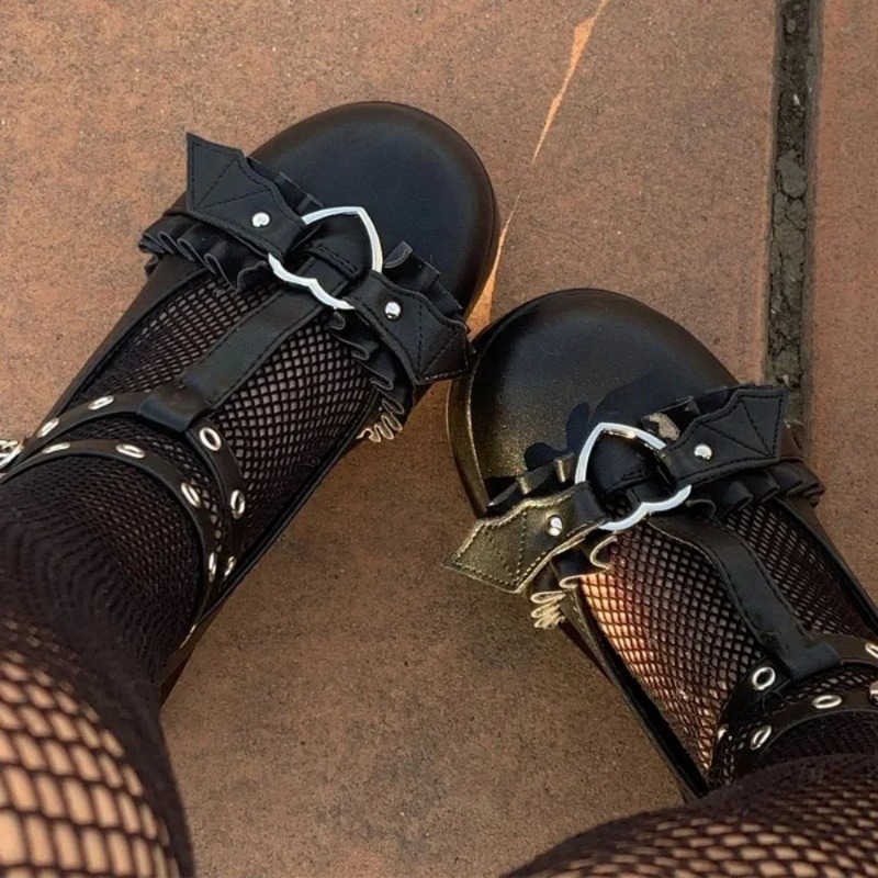 Women'S Shoes Round Toe - Nowe Różowe Damskie Czółenka Mary Jane
