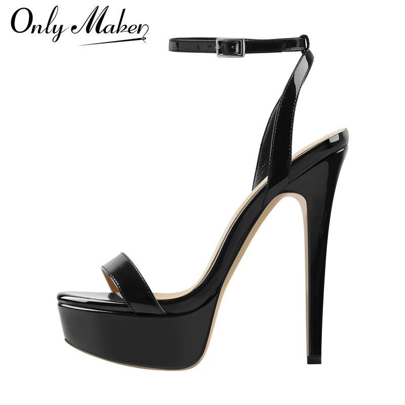 Platform Mule Heel - Onlymaker Damskie Sandały na Platformie Szpilki