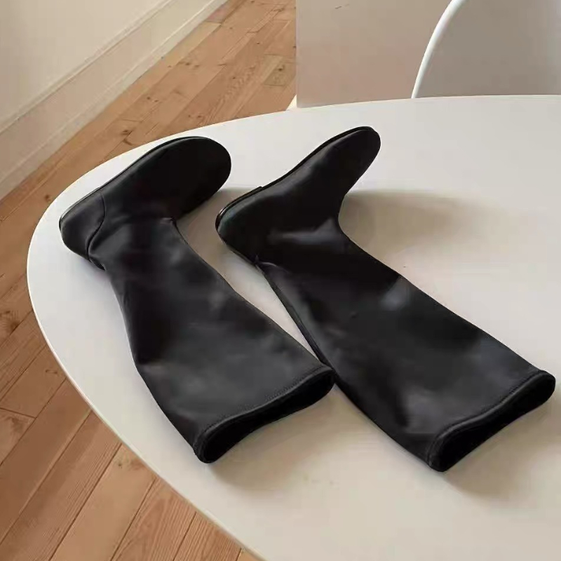 Women'S Shoes Chelsea - Nowe damskie wysokie botki na płaskiej