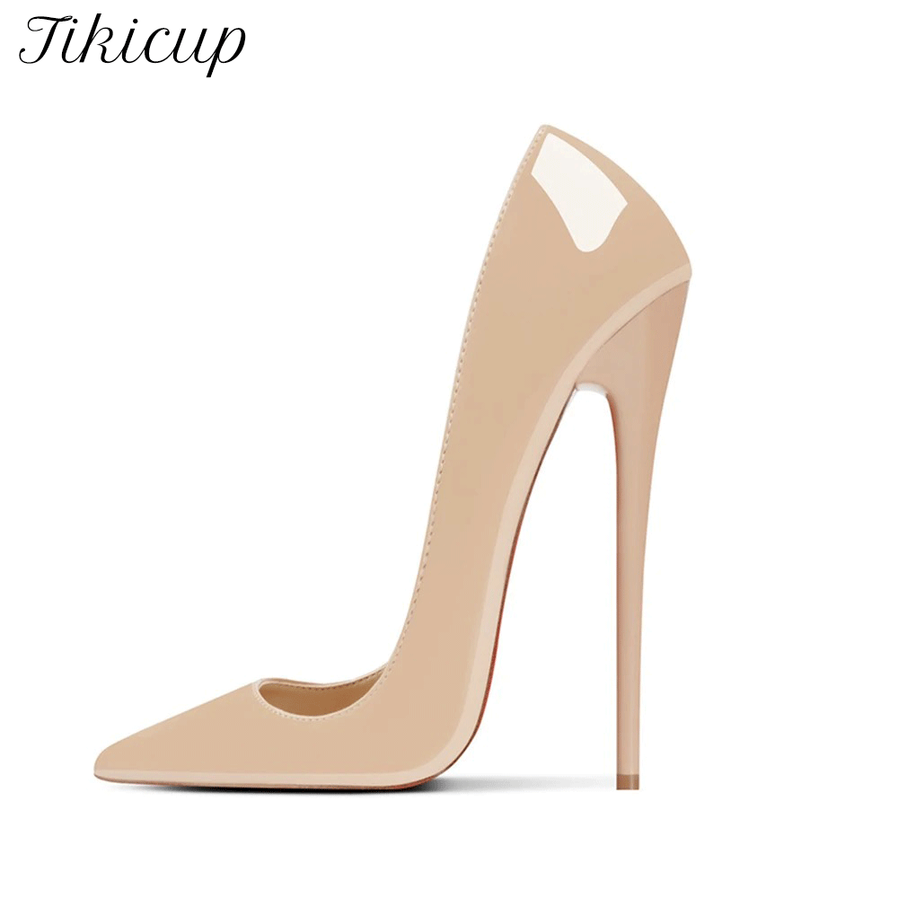 Platform Mule Heel - Nowe, seksowne szpilki 16 cm z