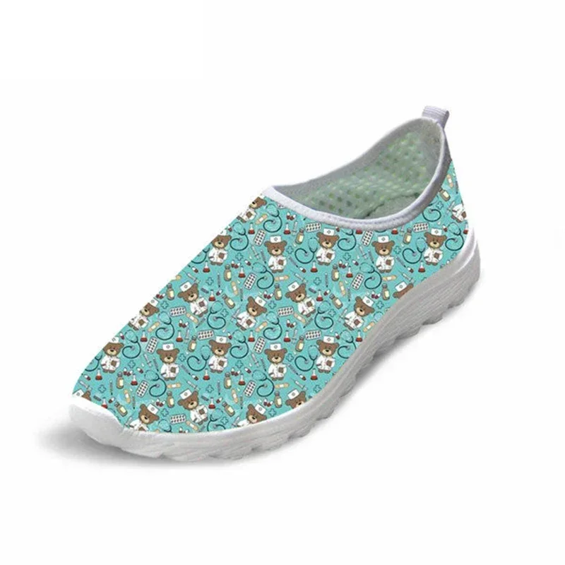 Women'S Shoes Nursing - Letnie damskie wsuwane buty na płaskiej
