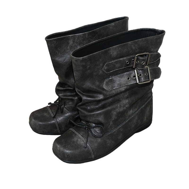 Women'S Shoes Chelsea - Botki damskie na płaskiej podeszwie, modne