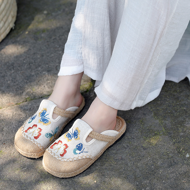 Women'S Shoes Vegan - 2025 kobiet lniane na co dzień