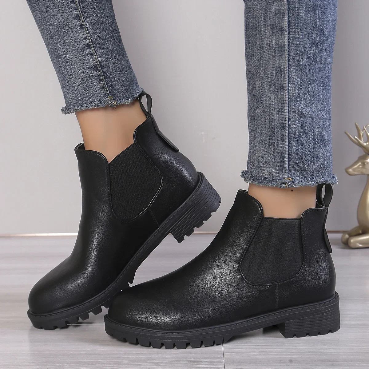 Women'S Shoes Chelsea - Botki damskie Casual Chelsea Ankle Boots