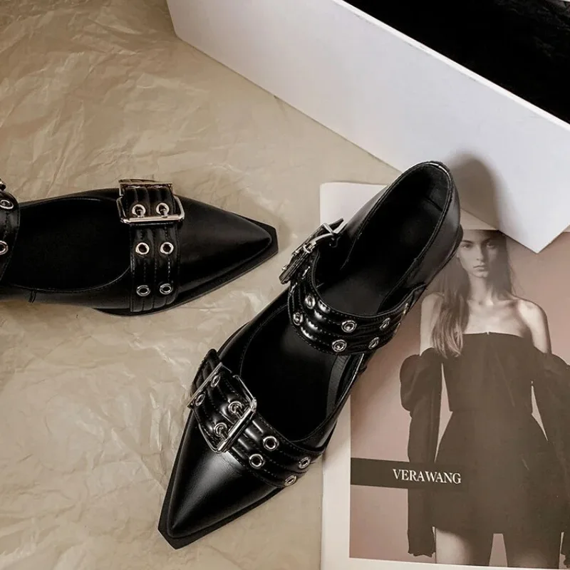 Mule Slip On - Damskie buty designerskie luksusowe czółenka na