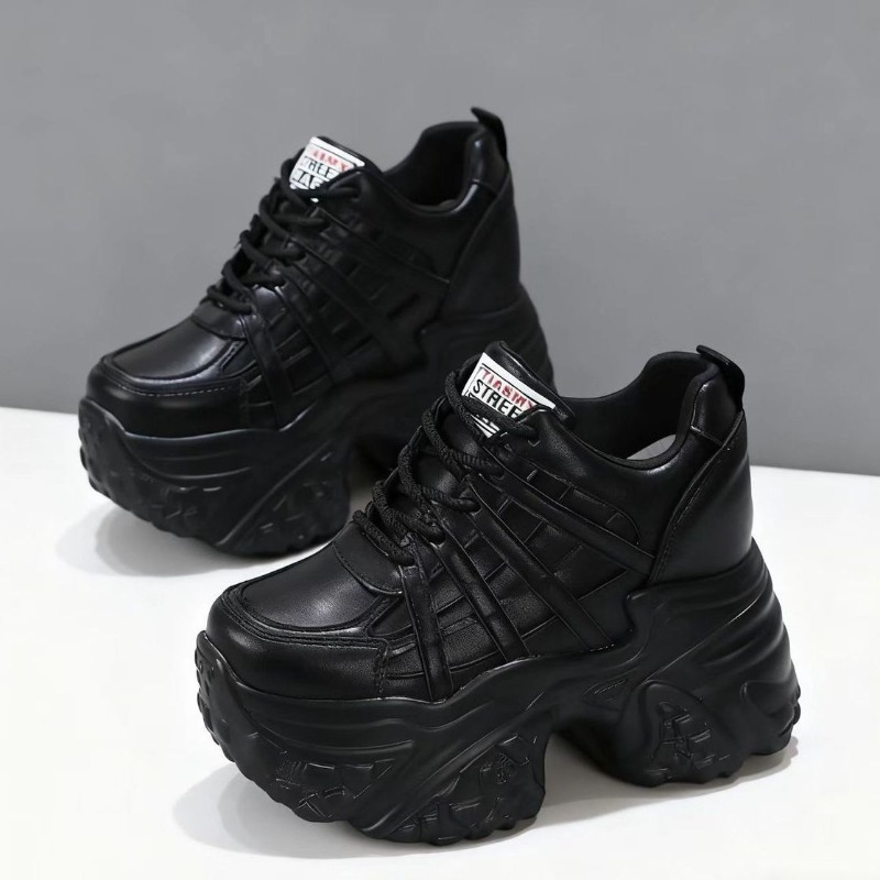Women Shoes Store - 2026 Nowe 10M 12CM Skórzane Sneakersy