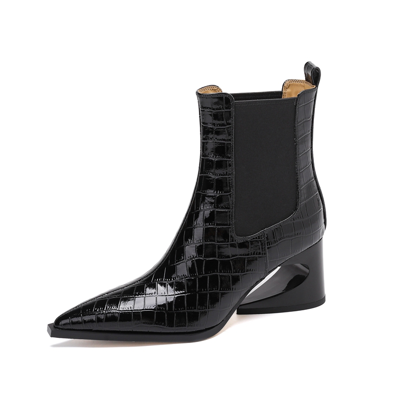Damskie nowe skórzane botki Ch – Women'S Shoes Chelsea recenzja i cena