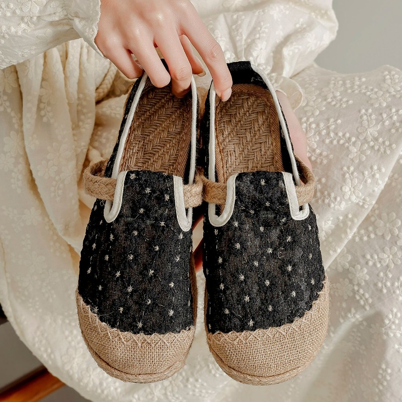 Letnie damskie lniane klapki z – Women'S Shoes Vegan recenzja i cena