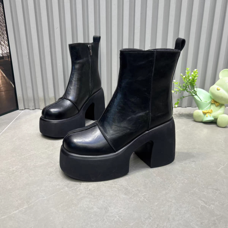 Damskie krótkie botki na grube – Women'S Shoes Chelsea recenzja i cena