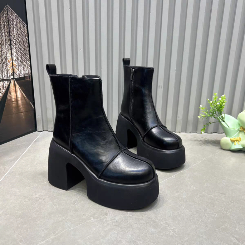 Damskie krótkie botki na grube – Women'S Shoes Chelsea recenzja i cena