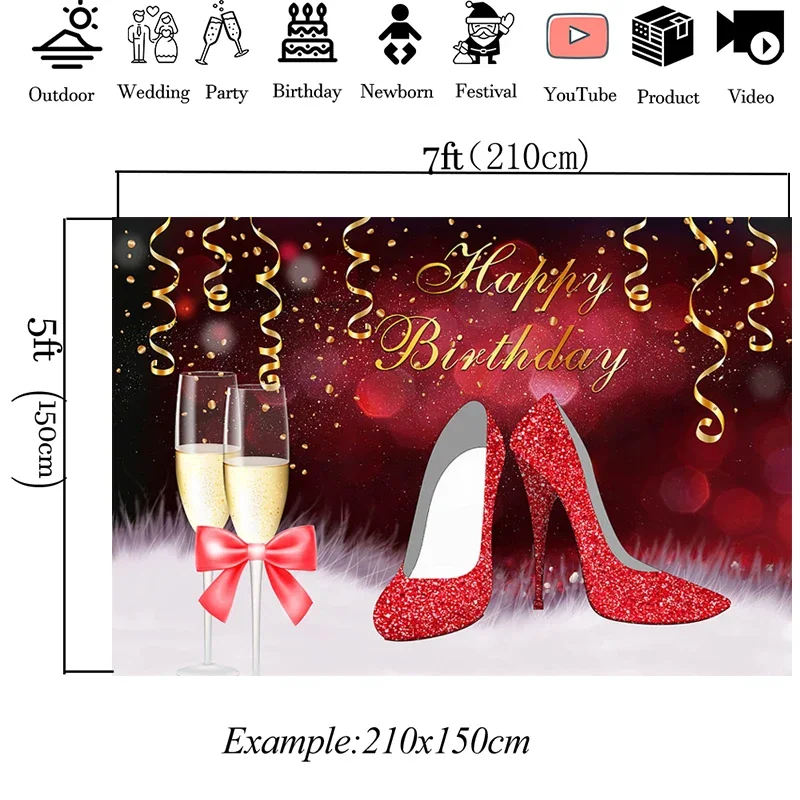 Tło fotograficzne na urodziny  – Ribbon Tie Heel recenzja i cena