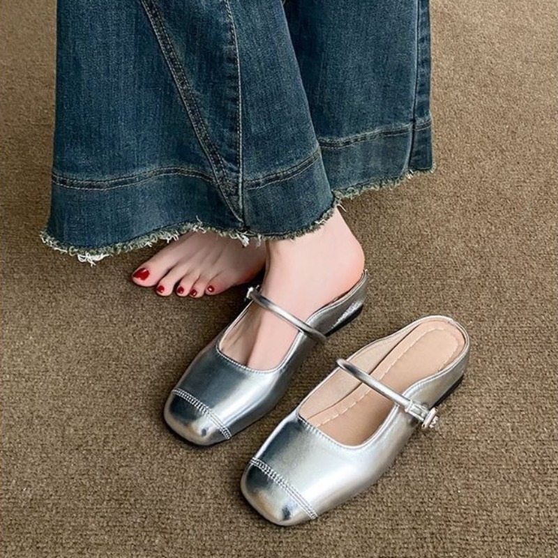 Mule damskie z zakrytymi palca – Slip On Mule Flat recenzja i cena