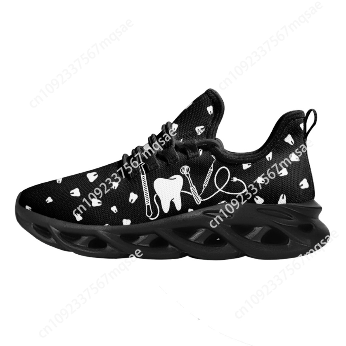 Czarno-białe zęby Instytucja m – Women'S Shoes Nursing recenzja i cena
