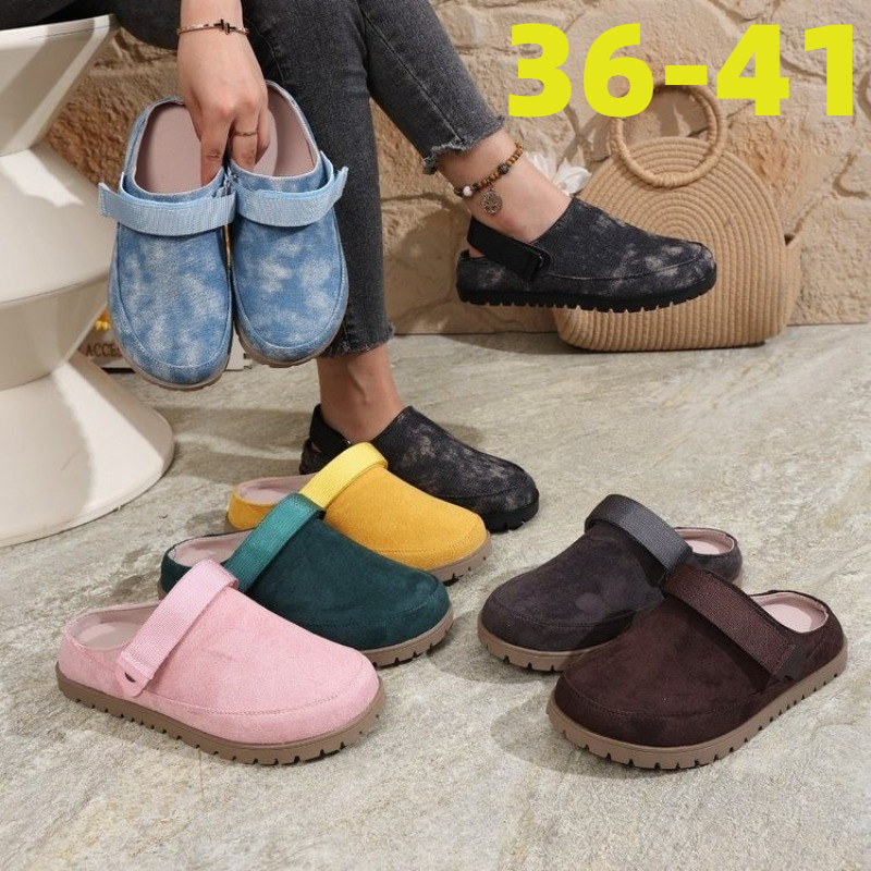 Nowe damskie mule z zamszu, wi – Slip On Mule Flat recenzja i cena