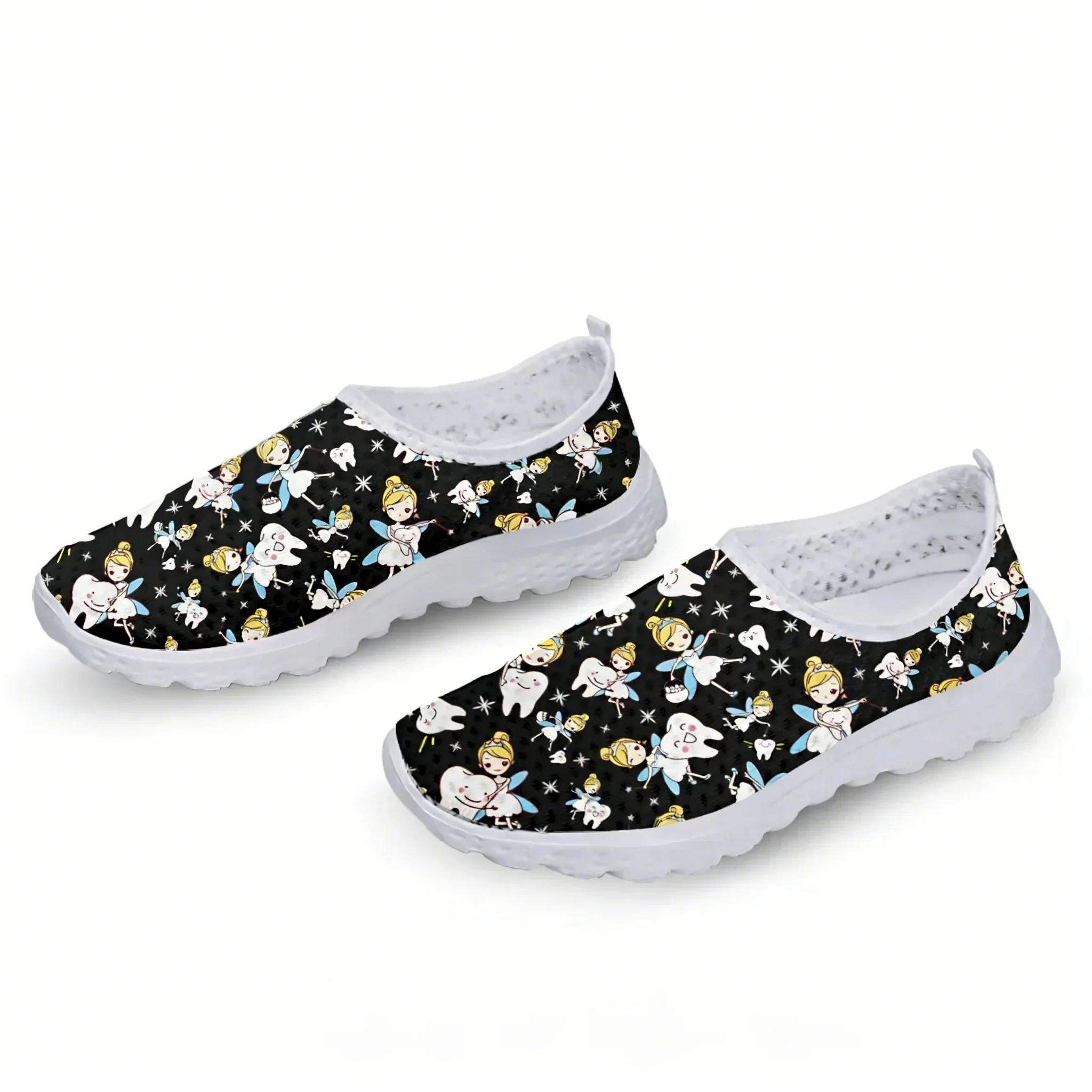 Urocze kreskówkowe sneakersy z – Women'S Shoes Nursing recenzja i cena