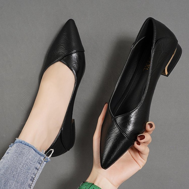 Nowe damskie skórzane buty na  – Women'S Heels recenzja i cena