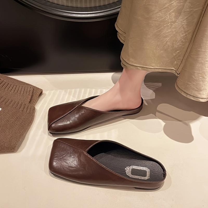 Wiosenno-letnie, uniwersalne,  – Slip On Mule Flat recenzja i cena