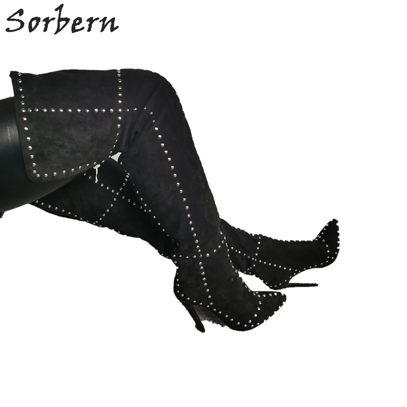 Sorbern Rivet Wide Fit Thigh B – Women'S Shoes Vegan recenzja i cena