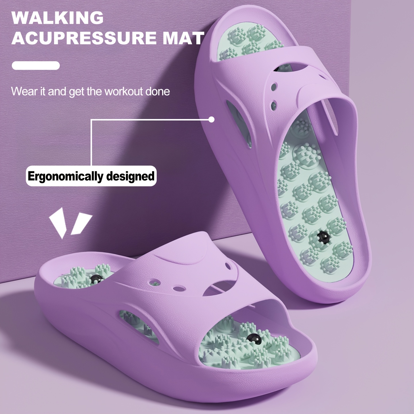 Damskie Męskie Klapki Masujące – Mule Slip On recenzja i cena