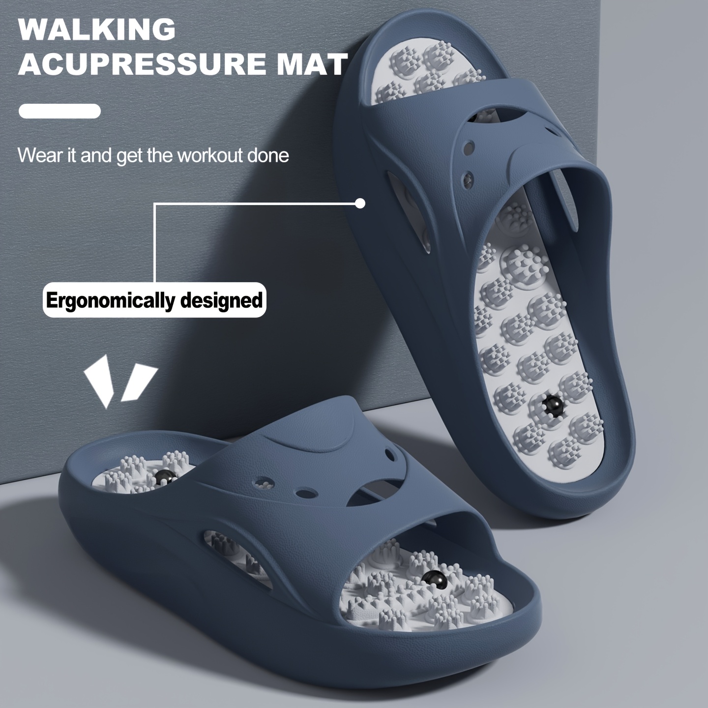 Damskie Męskie Klapki Masujące – Mule Slip On recenzja i cena