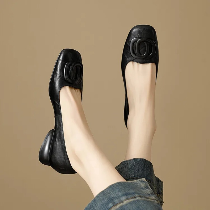 Francuskie czółenka damskie, s – Women'S Shoes Round Toe recenzja i cena