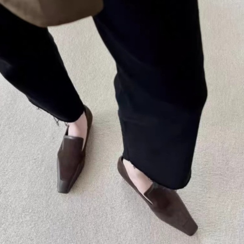 Retro Kwadratowe Czółenka z Gł – Women'S Heels recenzja i cena
