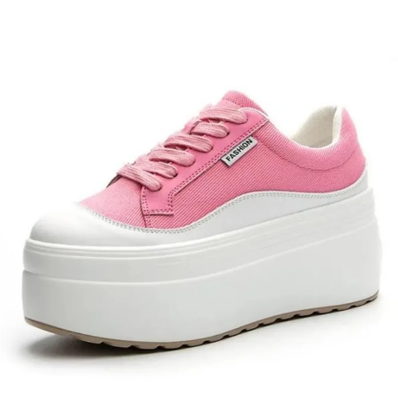 8cm nowe płótno prawdziwej skó – Women Shoes Store recenzja i cena