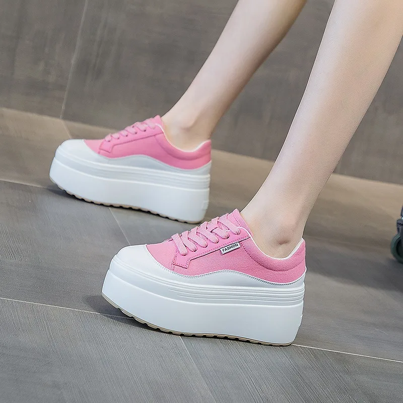 8cm nowe płótno prawdziwej skó – Women Shoes Store recenzja i cena
