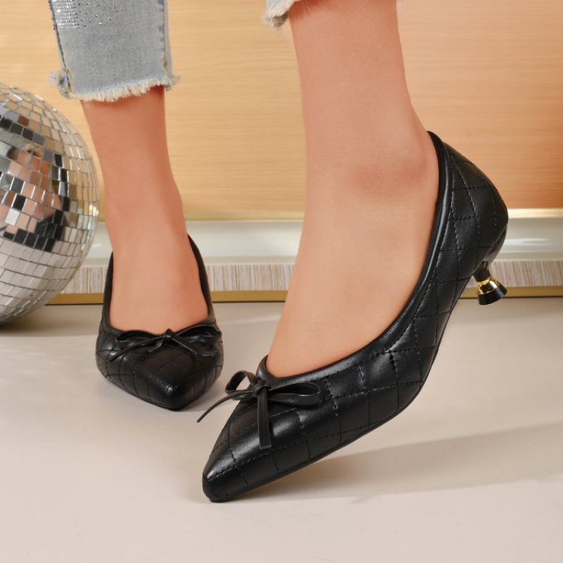 Damskie buty vintage z ostrym  – Platform Mule Heel recenzja i cena