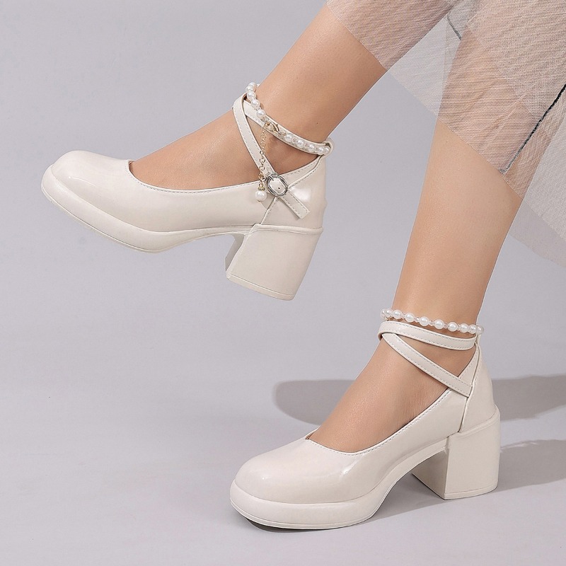 Nowe damskie czółenka, modne b – Women'S Shoes Round Toe recenzja i cena