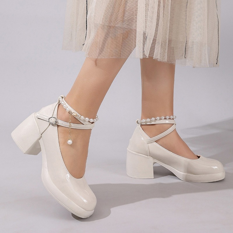 Nowe damskie czółenka, modne b – Women'S Shoes Round Toe recenzja i cena