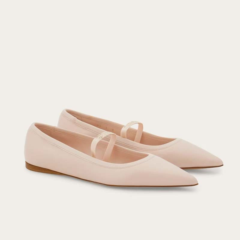 Damskie baleriny, dziecięce i  – Ribbon Tie Heel recenzja i cena