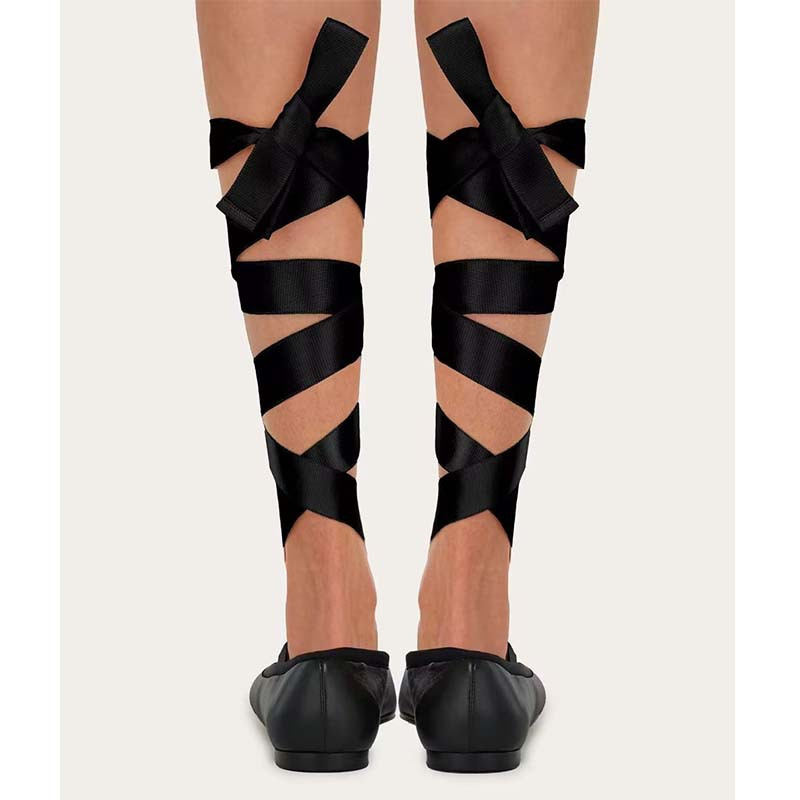 Damskie baleriny, dziecięce i  – Ribbon Tie Heel recenzja i cena