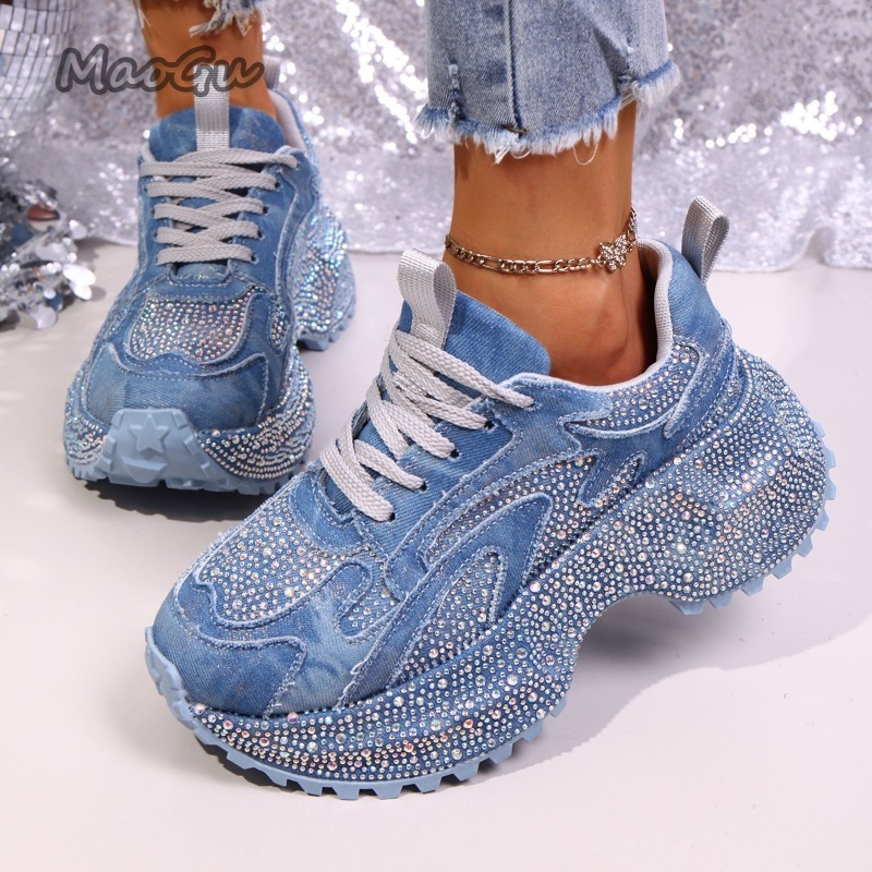 Modne sneakersy damskie z dżet – Women Shoes Store recenzja i cena