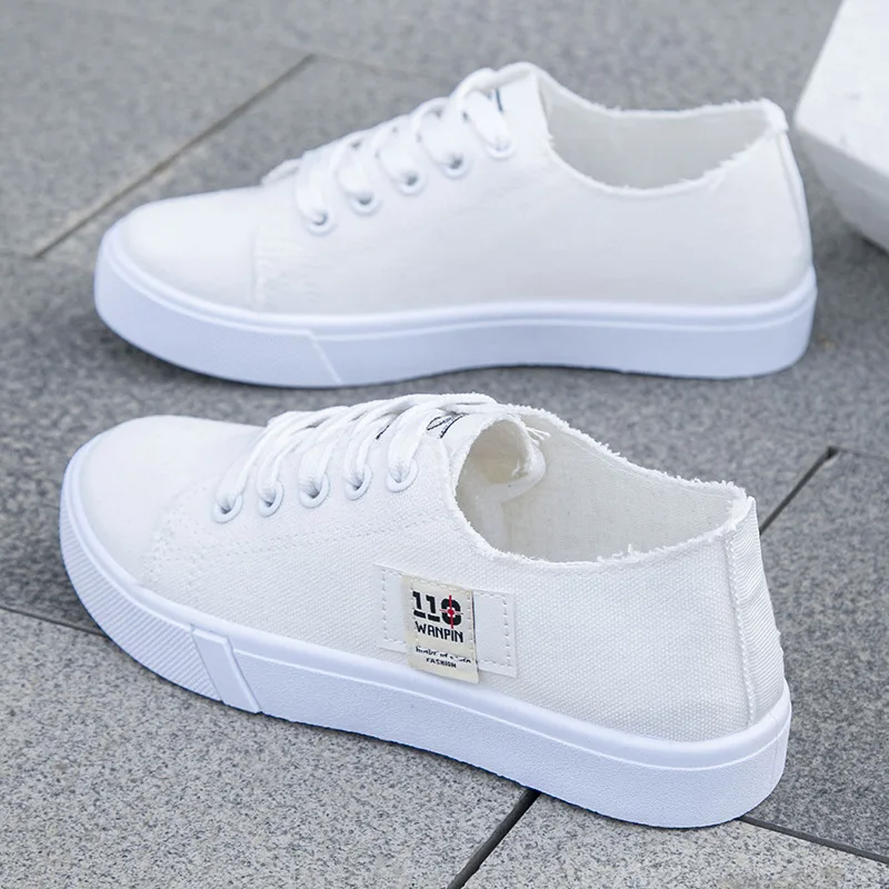 Damskie płócienne sneakersy na – Women Shoes Store recenzja i cena