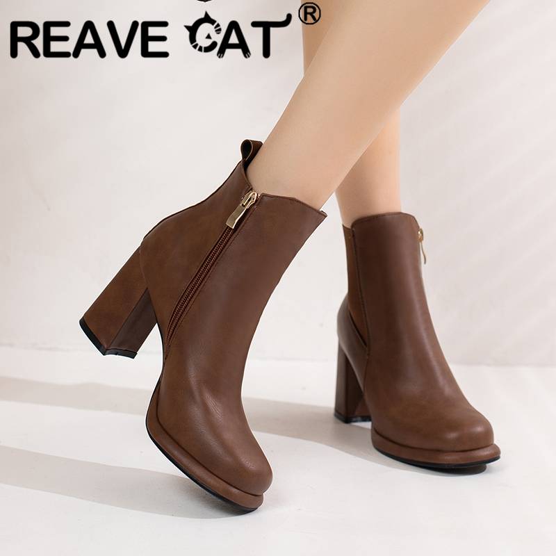 REAVE CAT Womens Short Boots 1 – Women'S Shoes Big Feet recenzja i cena