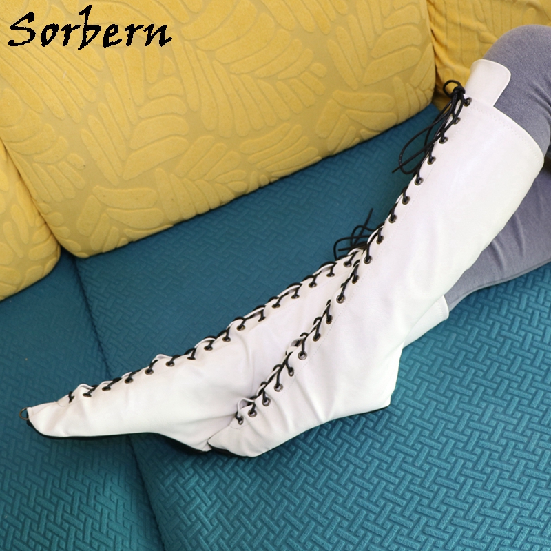 Sorbern White Ballet Heelless  – Women'S Shoes Vegan recenzja i cena