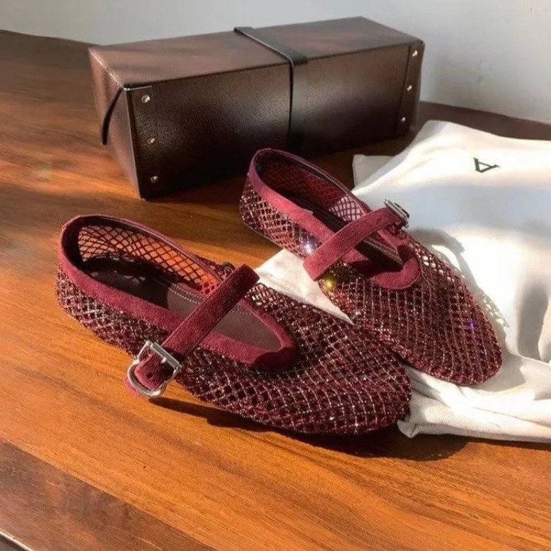 Ażurowe sandały Baotou z cyrko – Women'S Shoes Round Toe recenzja i cena