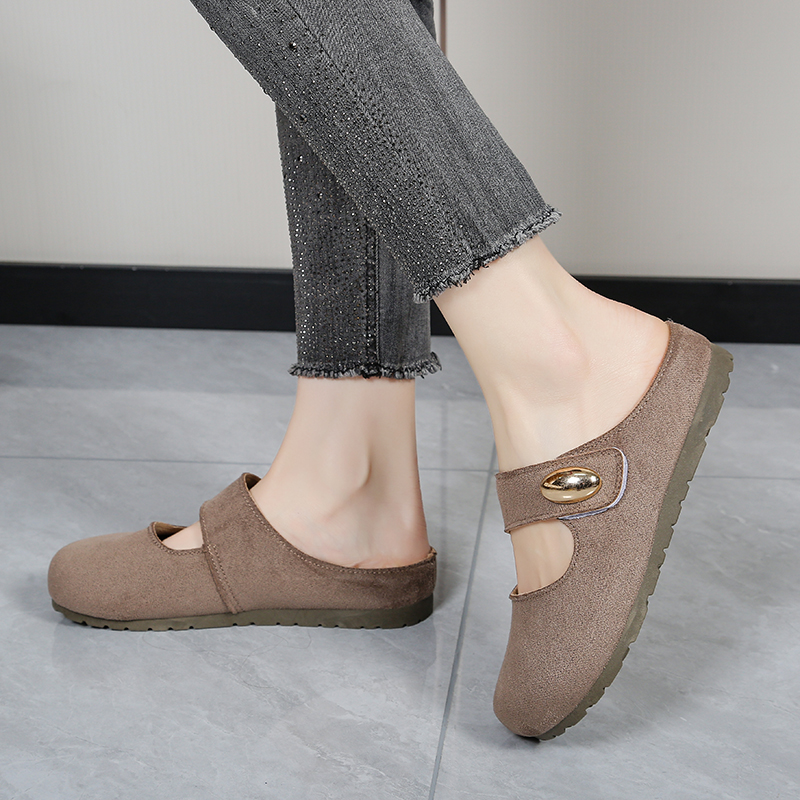 Darmowa wysyłka Damskie zamszo – Slip On Mule Flat recenzja i cena